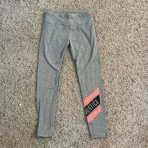 Justice Active Size 12 Athletic Leggings